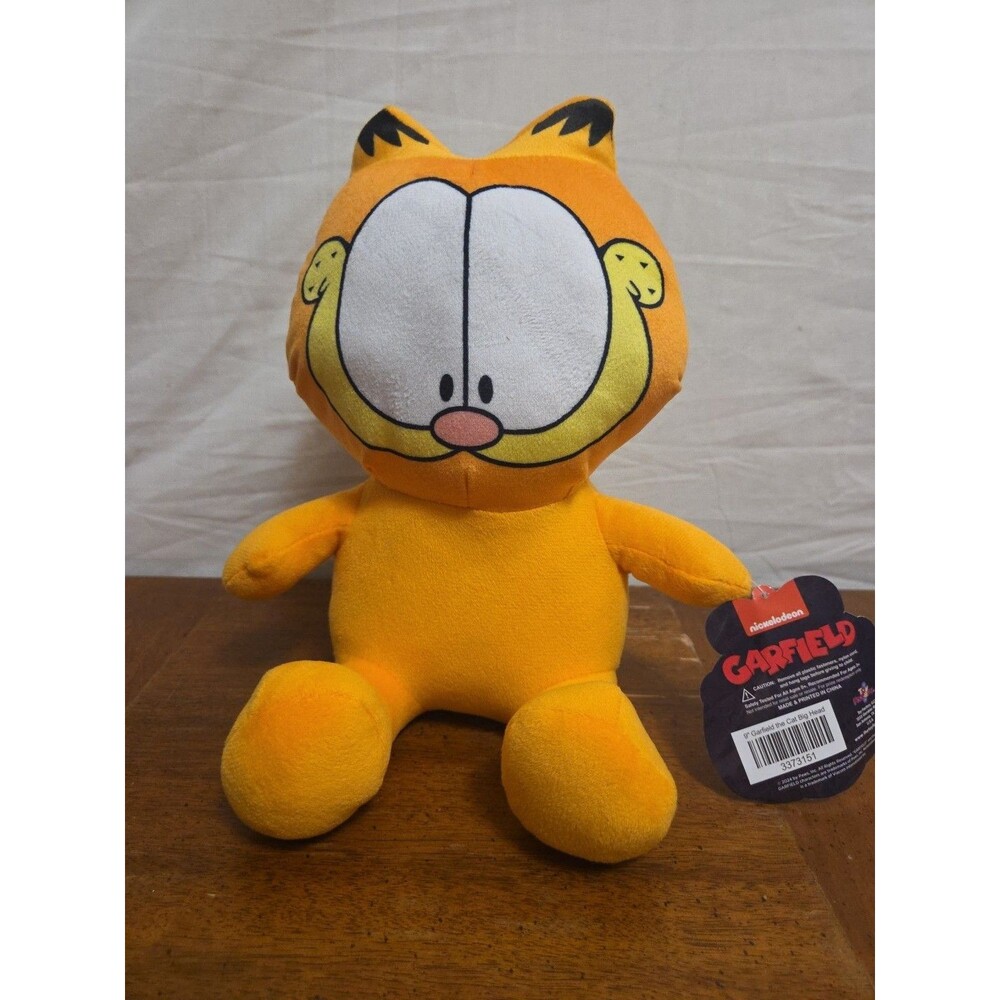 Garfield Nickelodeon 9” Collectible Toy Factory Rare Plush Stuffy Toy 2024 NWT